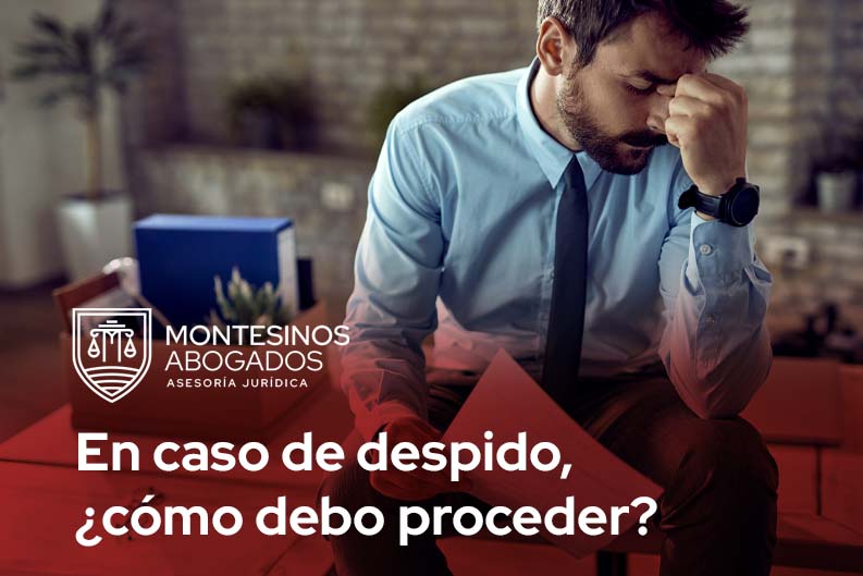 En caso de despido, ¿Cómo debes proceder?